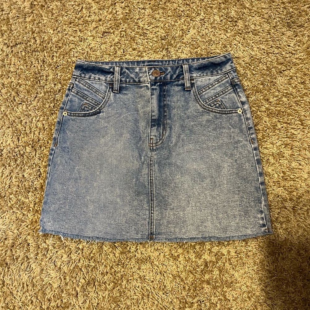 WILD FABLE womens light blue Jean skirt